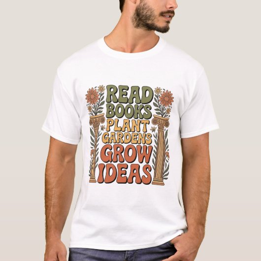 Buch lesen T-Shirt (Vorderseite)