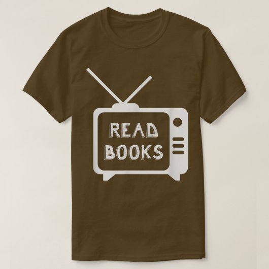 Buch lesen Vintages Design T-Shirt (Design vorne)