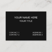 Buch lesen visitenkarte (Rückseite)