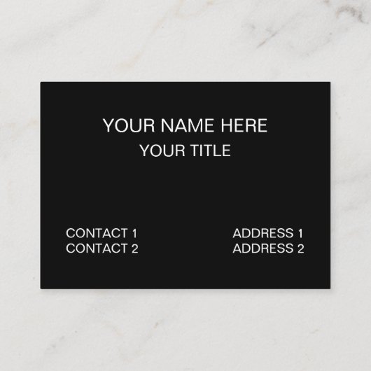 Buch lesen visitenkarte (Rückseite)