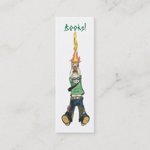 Buch-Lesezeichen! Mini Visitenkarte