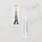 Buch-Lesezeichen! Mini Visitenkarte (Vorne/Hinten)