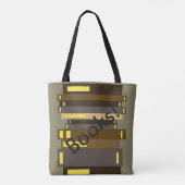 Buch-Liebhaber-Buch-Stapel-Taschen Tasche (Rückseite)