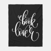 Buch-Liebhaber Fleecedecke (Vorderseite)