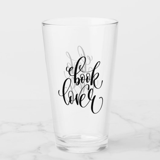 Buch-Liebhaber Glas (Vorderseite)