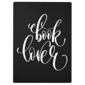 Buch-Liebhaber Klemmbrett (Rückseite)