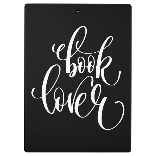 Buch-Liebhaber Klemmbrett (Rückseite)