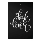 Buch-Liebhaber Mini Klemmbrett (Rückseite)