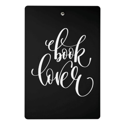 Buch-Liebhaber Mini Klemmbrett (Rückseite)