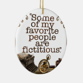 Buch-Liebhaber/Verfasser u. Autoren Keramikornament (Rechts)