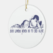 Buch-Liebhaber-Verzierung Keramik Ornament (Links)