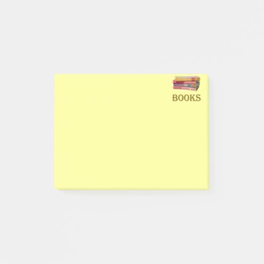 Buch-Liste Post-it Klebezettel (Vorderseite)
