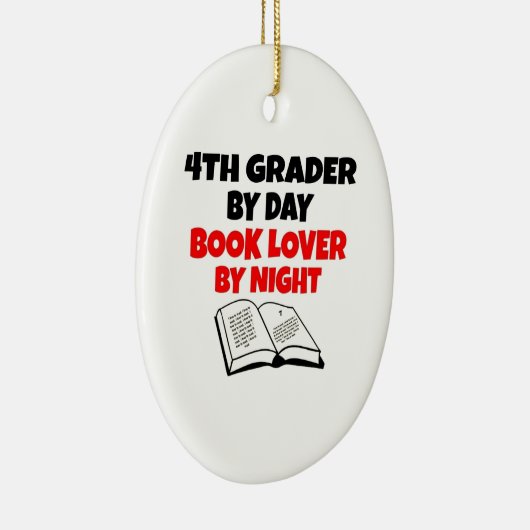 Buch Lover 4. Klasse Keramikornament (Rechts)