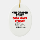 Buch Lover 4. Klasse Keramikornament (Vorne)