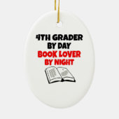 Buch Lover 4. Klasse Keramikornament (Hinten)