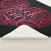 Buch Lover Calligraphy Heart Sherpadecke (3/4)