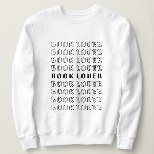 Buch Lover Dark Academia Reader Geschenk Sweatshirt (Design vorne)