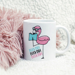 Buch Lover Flamingo Kaffeetasse