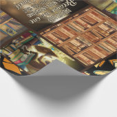 Buch Lover Geschenk, Buchwurm, I Liebe Lesen Buch Geschenkpapier (Ecke)