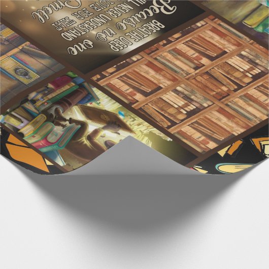 Buch Lover Geschenk, Buchwurm, I Liebe Lesen Buch Geschenkpapier (Ecke)