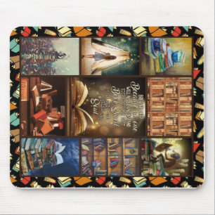 Buch Lover Gift, Book Worm, I Liebe Reading Book Mousepad