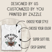 Buch Lover Halloween Shirt Lesen in Frieden