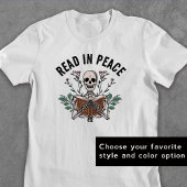 Buch Lover Halloween Shirt Lesen in Frieden