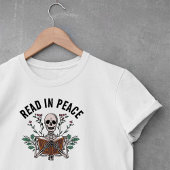 Buch Lover Halloween Shirt Lesen in Frieden