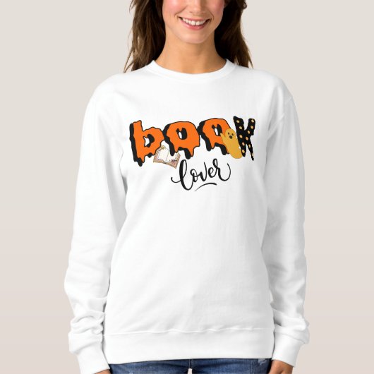 Buch Lover Halloween Sweatshirt (Vorderseite)