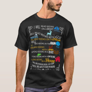Buch Lover I will books lesen T-Shirt