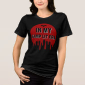 Buch Lover in My Vamp Lit Ära Tri-Blend Shirt (Vorderseite)