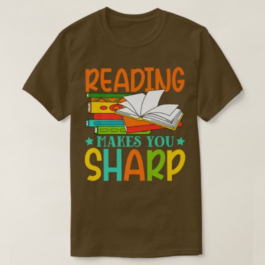 Buch Lover Inspirational Quote Bookworm Pub Book R T-Shirt (Design vorne)