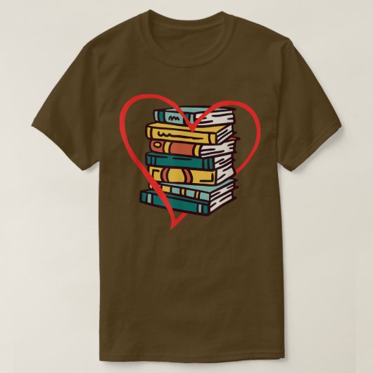 Buch Lover Librarian Reading Bookworm Reader T-Shi T-Shirt (Design vorne)