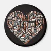 Buch Lover Magnet (Vorne)