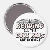 Buch Lover Magnet lesen (Vorderseite/Rückseite)