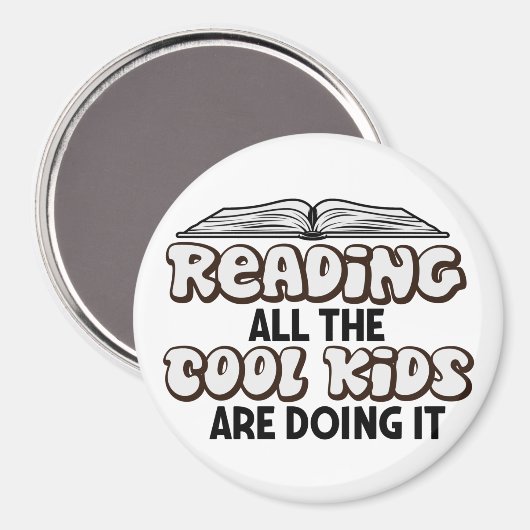 Buch Lover Magnet lesen (Vorderseite/Rückseite)