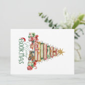 Buch Lover Merry Bookmas Weihnachten (Stehend Vorderseite)