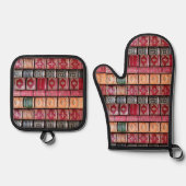 Buch Lover Ofenhandschuh & Topflappen-Set (Vorderseite)