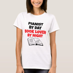 Buch Lover Pianist T-Shirt