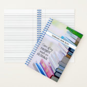 Buch Lover Reader Bibliophile Name Notebook (Innen)