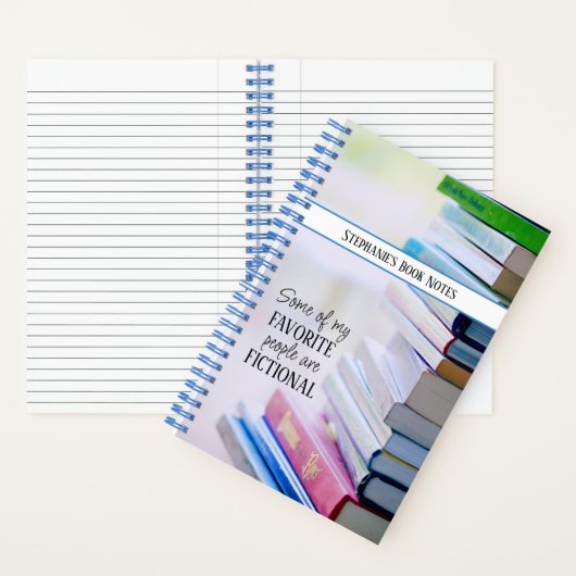 Buch Lover Reader Bibliophile Name Notebook (Innen)