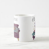 Buch Lover Reading Introvert Homones Happy Place Kaffeetasse (Mittel)