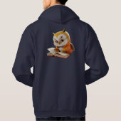 Buch Lover Wise Owl Hoodie (Rückseite)