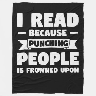 Buch    loveri lesen, weil lustige Bibliothekar Ge Fleecedecke