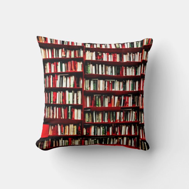 Buch Lover's Christmas Pillow Kissen (Vorderseite)