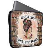 Buch Lover's Haven Laptopschutzhülle (Vorne Rechts)