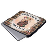Buch Lover's Haven Laptopschutzhülle (Vorne Knopf)