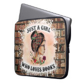 Buch Lover's Haven Laptopschutzhülle (Vorderseite Links)