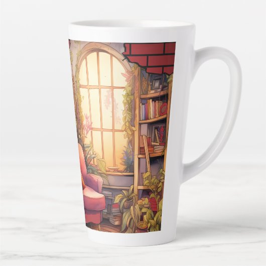 Buch Lover's Haven: Vintag Charm Tasse (Rechts)