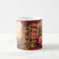 Buch Lover's Haven: Vintag Charm Tasse